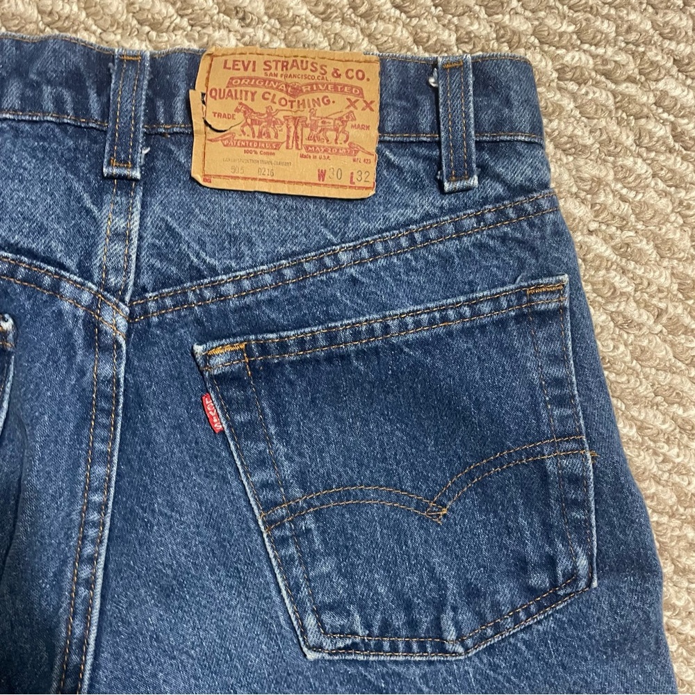 Levi's 505 Blue Jean Shorts
